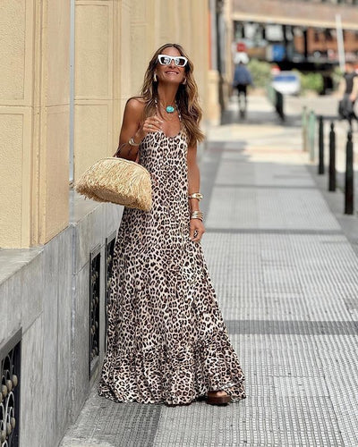 The Wild Elegance Maxi Dress