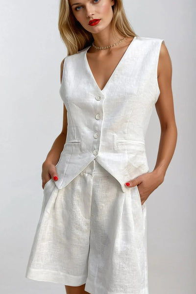 The Sky Vest & Shorts Set