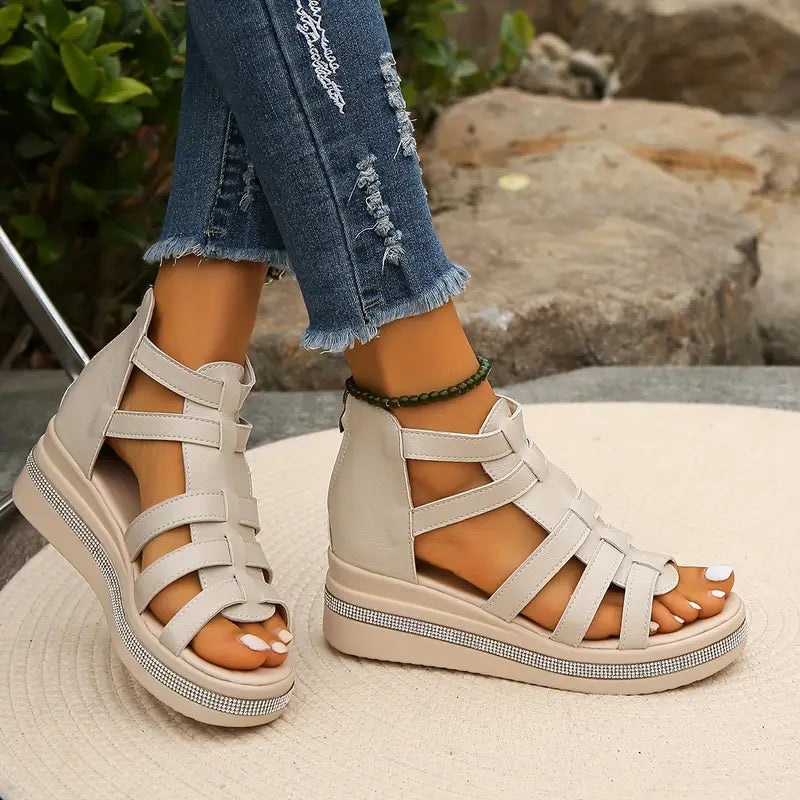 Naxos - Orthopedische en Elegante Platform Sandalen