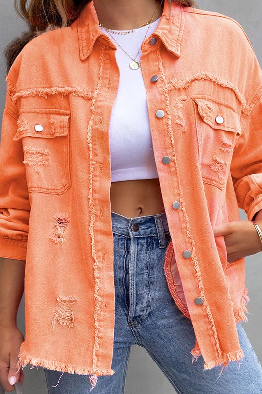 The Distressed Denim Jacket