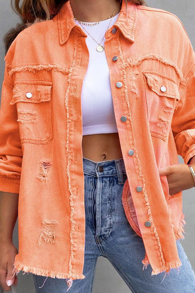 The Distressed Denim Jacket