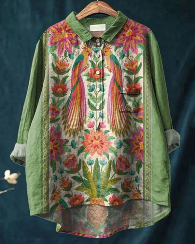 Jenny | Chemise florale élégante avec boutons