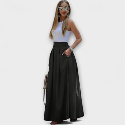 Yara – Elegante maxi-rok met hoge taille