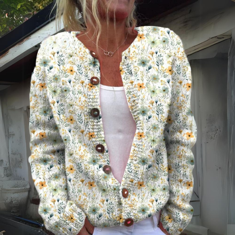 Leilani™ - Cardigan chaud et joli avec imprimé floral