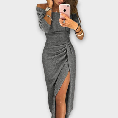 Lena – Elegante off-shoulder jurk