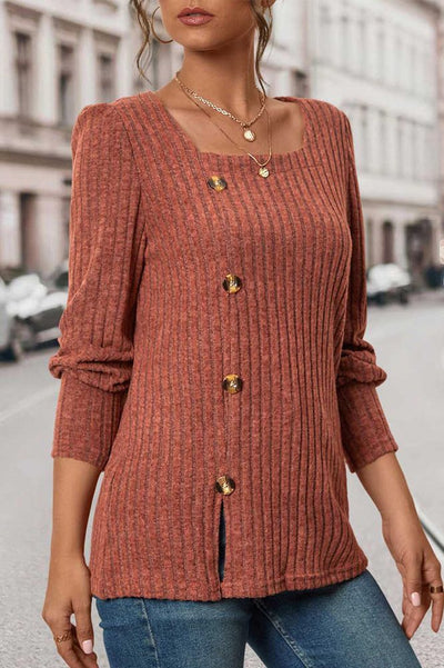 Valerie™ Ribbed Knit Top