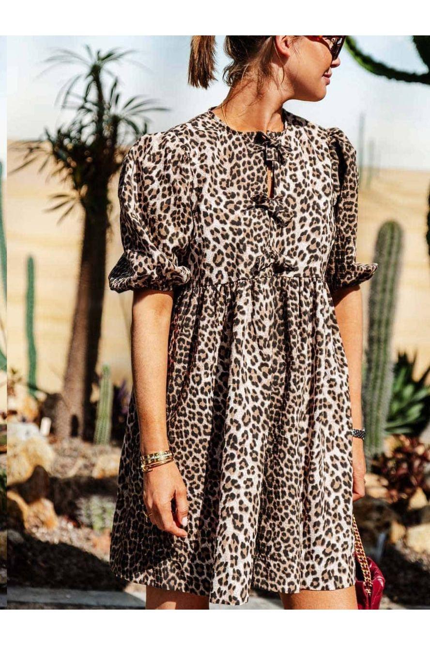 Freya Dress Leopard