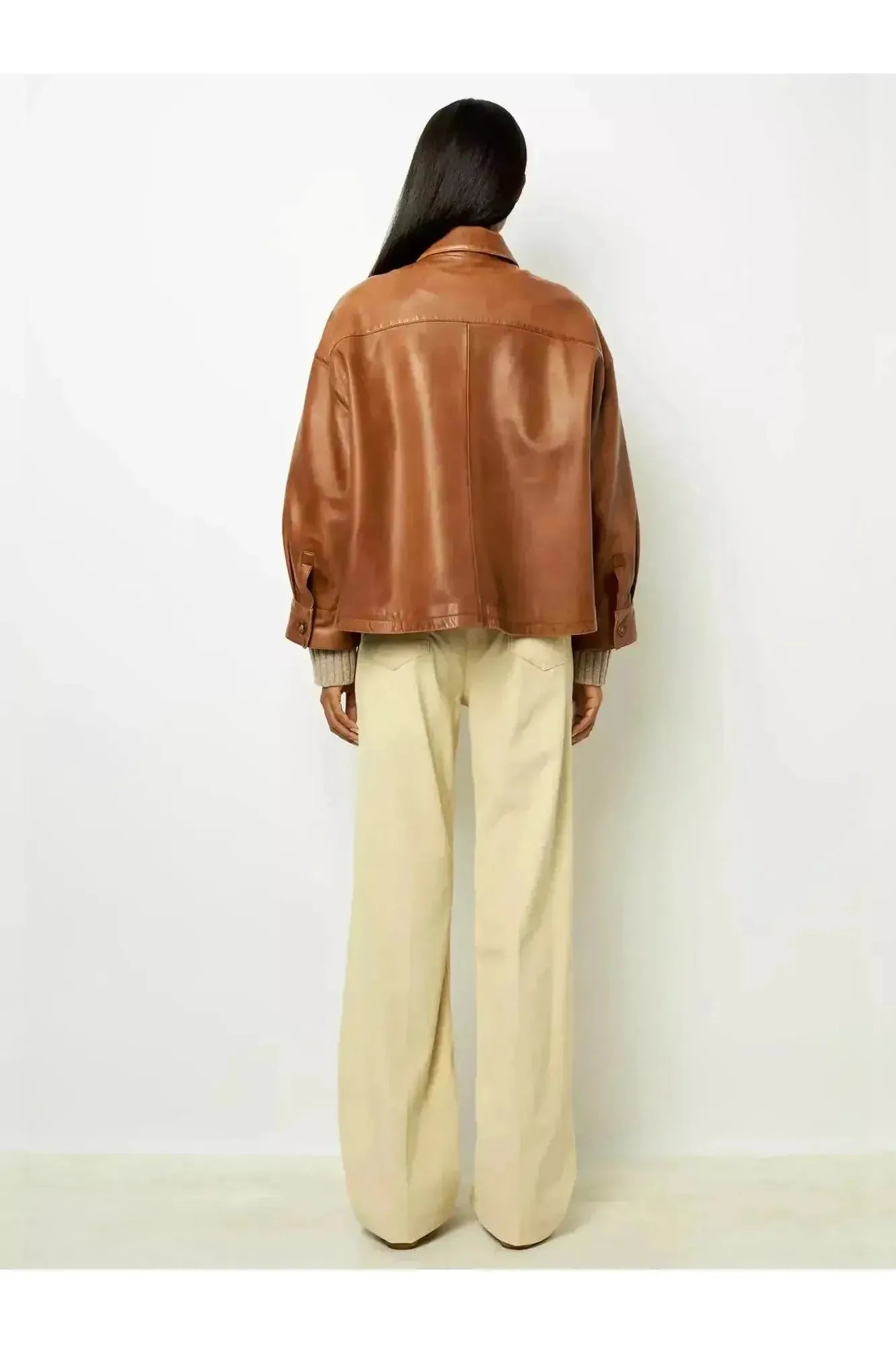 Sloane - The Modern Short Leather Jacket