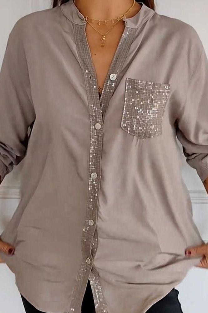 The Stella Sequin Blouse