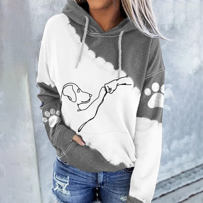 Hoodie tendance et décontracté avec impression numérique