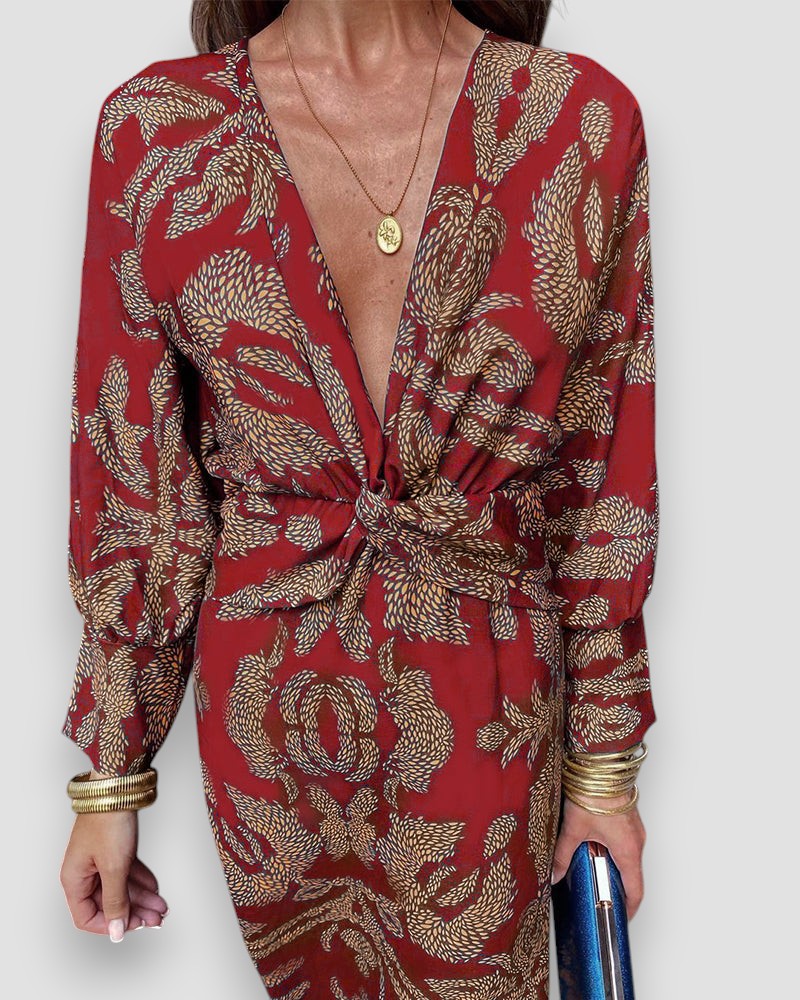 Mafalda - Lange elegante jurk