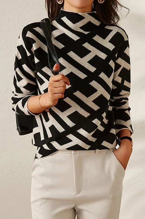 Aurora™ Elegant Geometric Sweatshirt