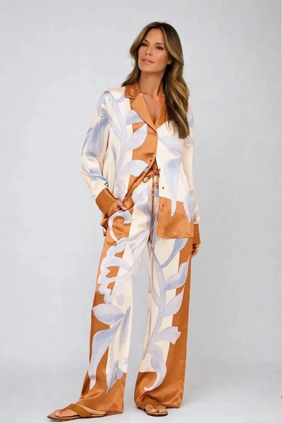 Calista Tie-Dye Floral Set