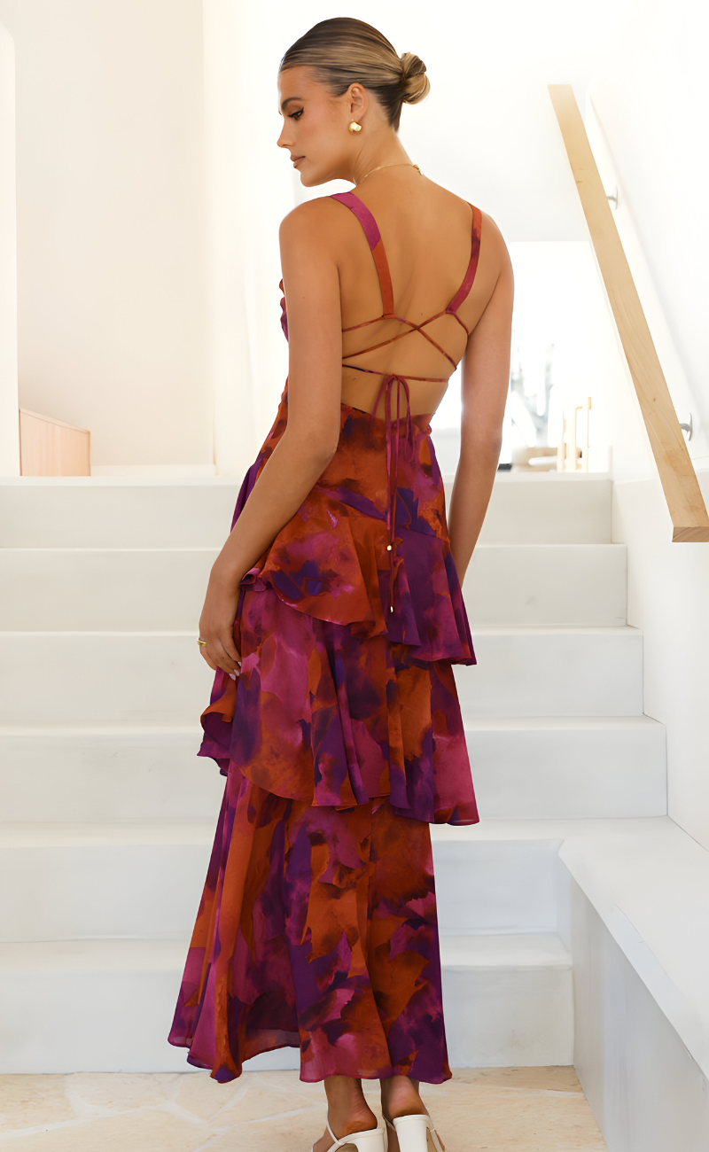 Faye - Bloom Midi Jurk