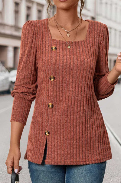 Valerie™ Ribbed Knit Top