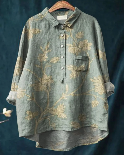 Jenny | Chemise florale élégante avec boutons