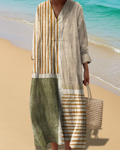 Alida – Geometrische jurk