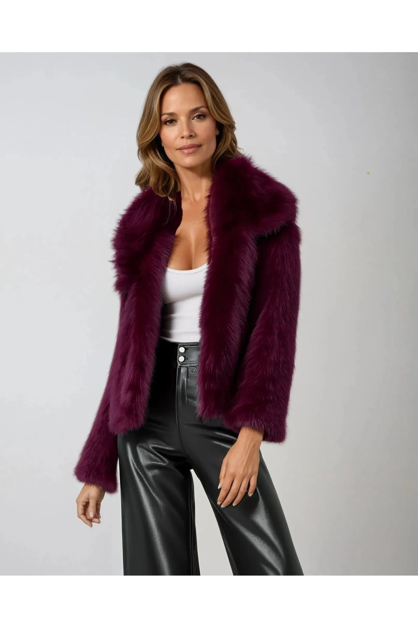 Isabella – Faux Fur Jacket
