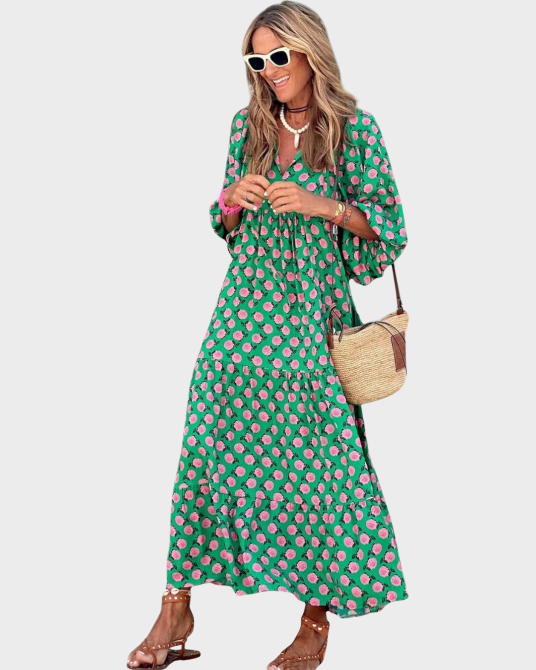 Caprice - Lange lichte zomerjurk