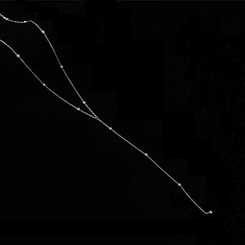 Minimalistische zilveren ketting