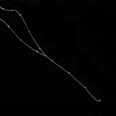 Minimalistische zilveren ketting