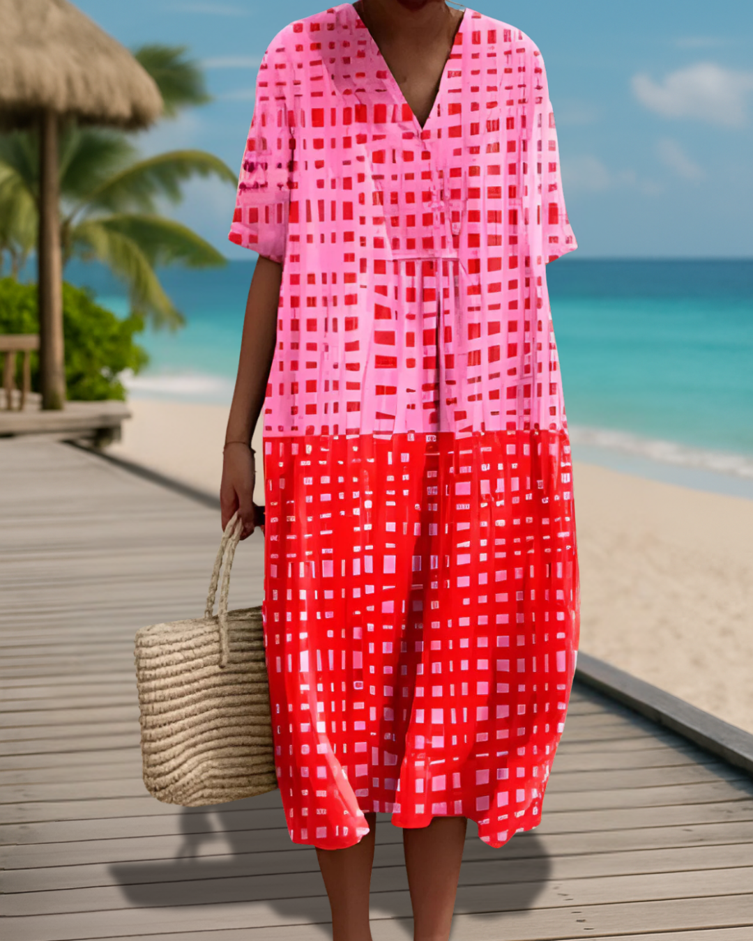 Denise - Geometrische jurk