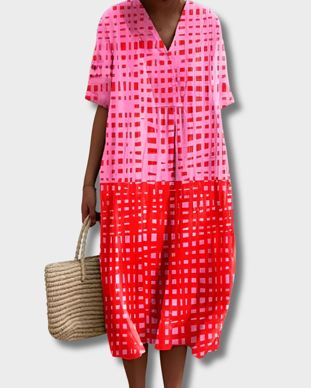 Denise - Geometrische jurk