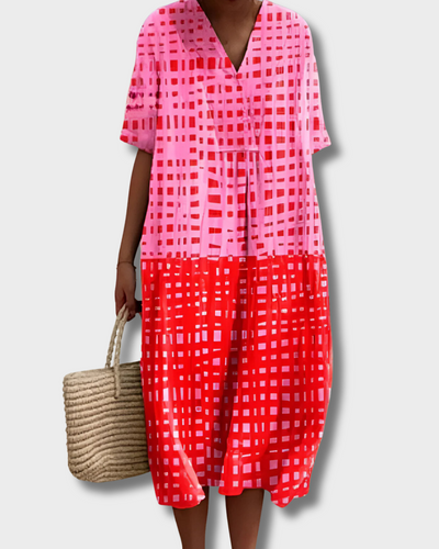 Denise - Geometrische jurk