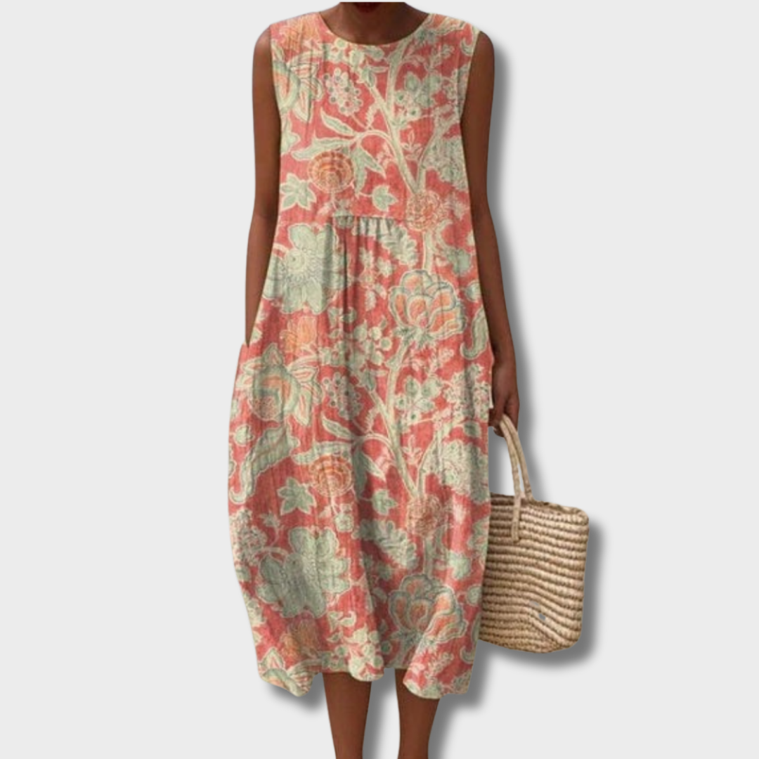 Ellis - Robe Vintage à Fleurs