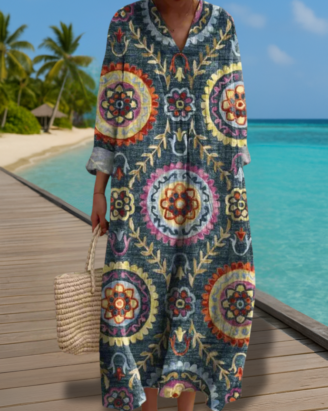 Fleur - Geometrische jurk