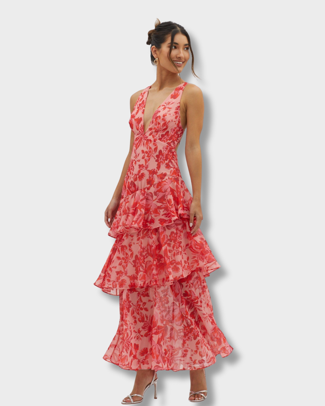 Faye - Bloom Midi Jurk