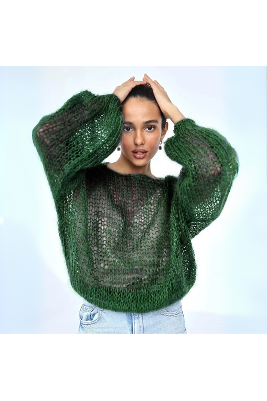 Gabi Mesh Sweater
