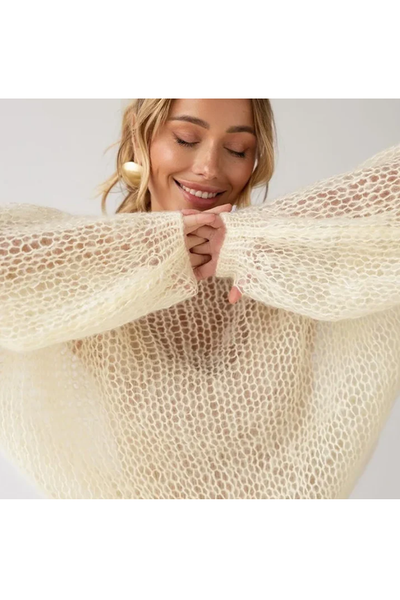 Gabi Mesh Sweater