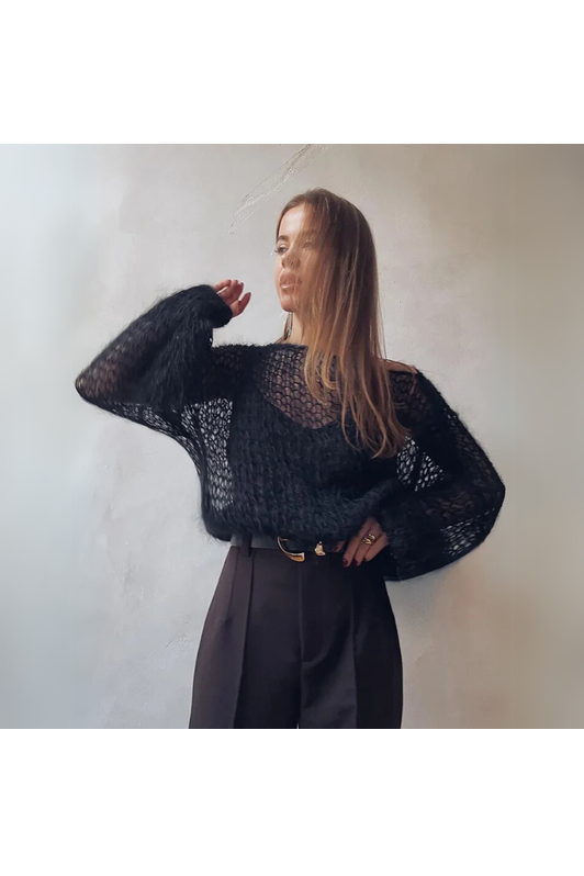 Gabi Mesh Sweater