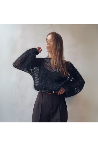 Gabi Mesh Sweater