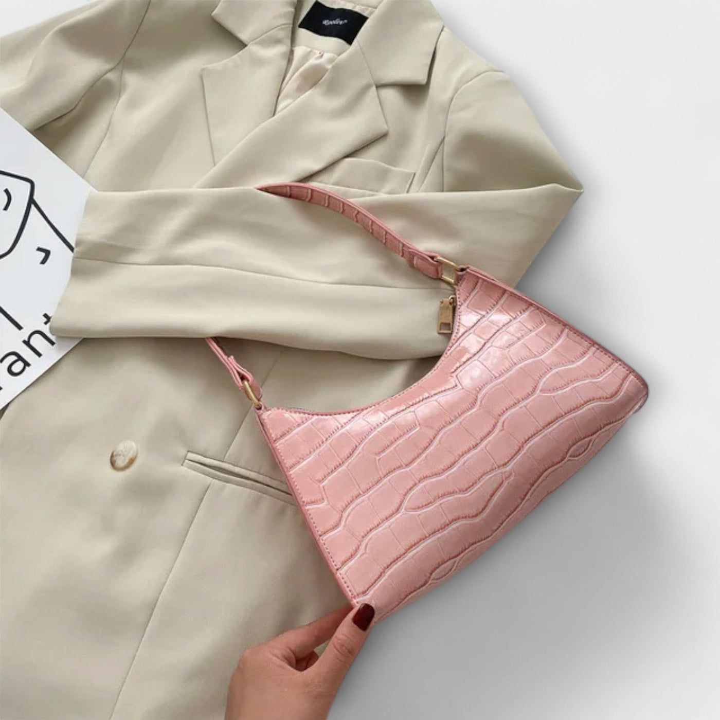 Vivi – Glanzende leren tas