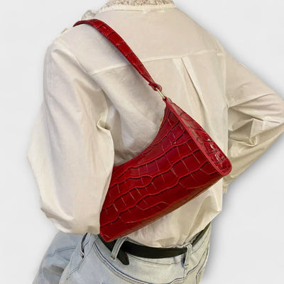 Vivi – Glanzende leren tas