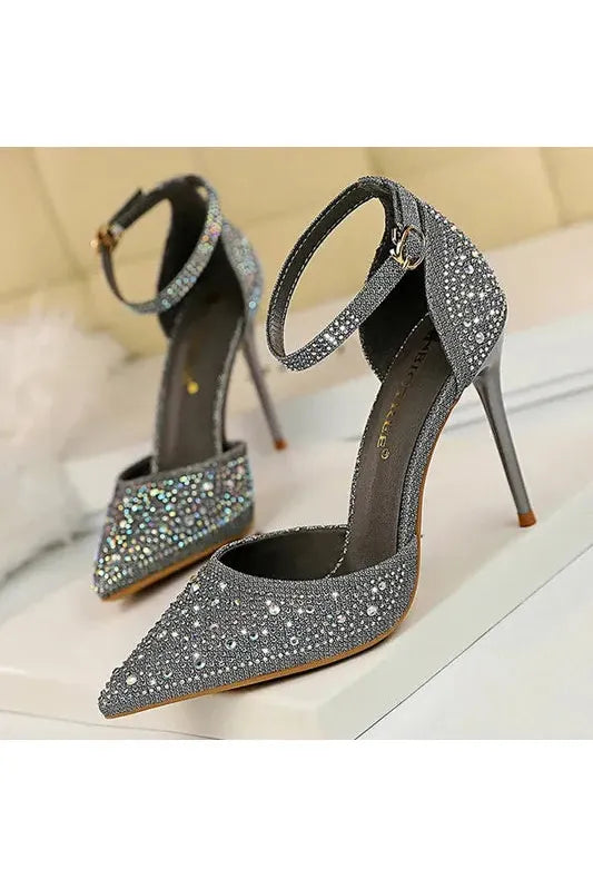 Glamorous Rhinestone High Heels