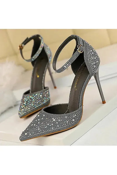 Glamorous Rhinestone High Heels