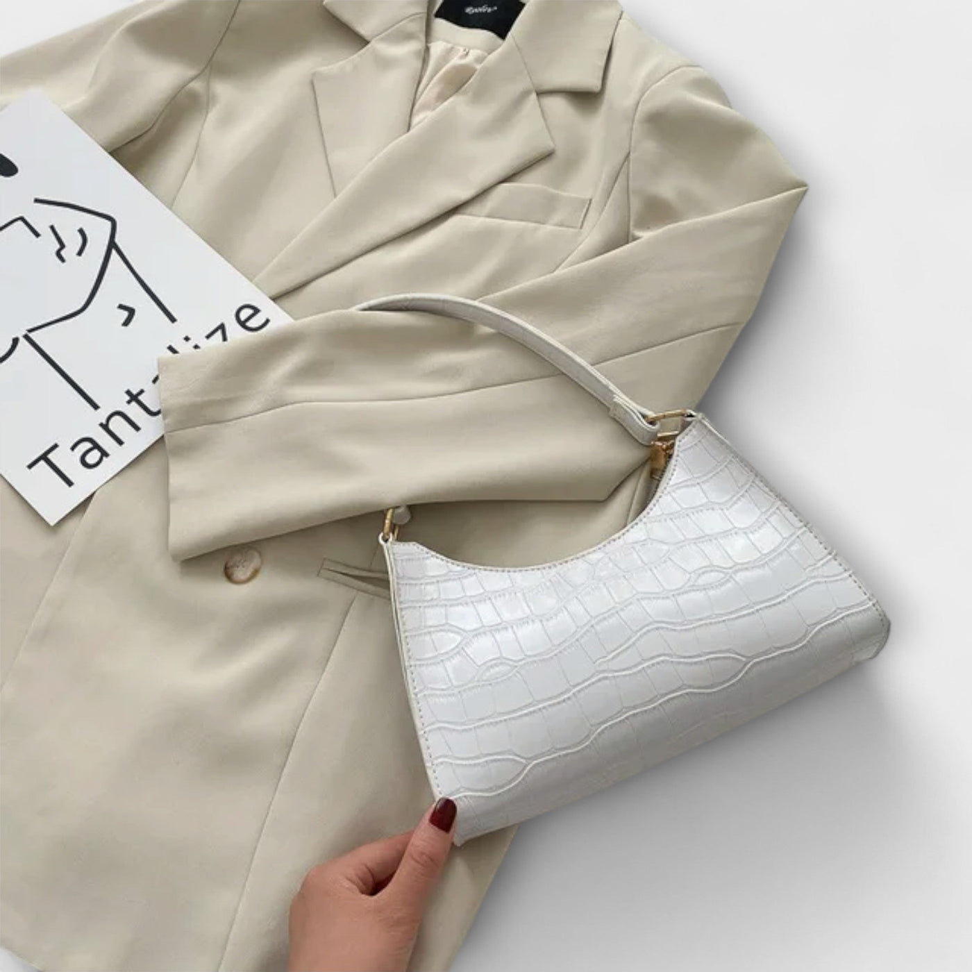 Vivi – Glanzende leren tas