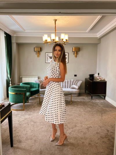 Ofelia - Polkadot midi jurk
