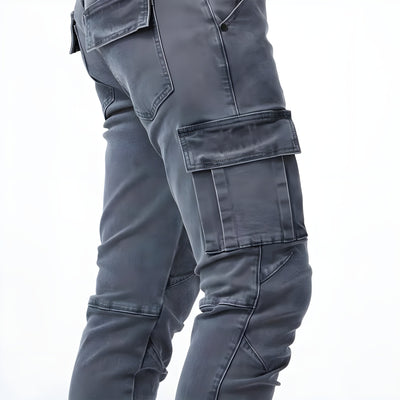 Samuel™ | Pantalon Cargo en Denim Stretch