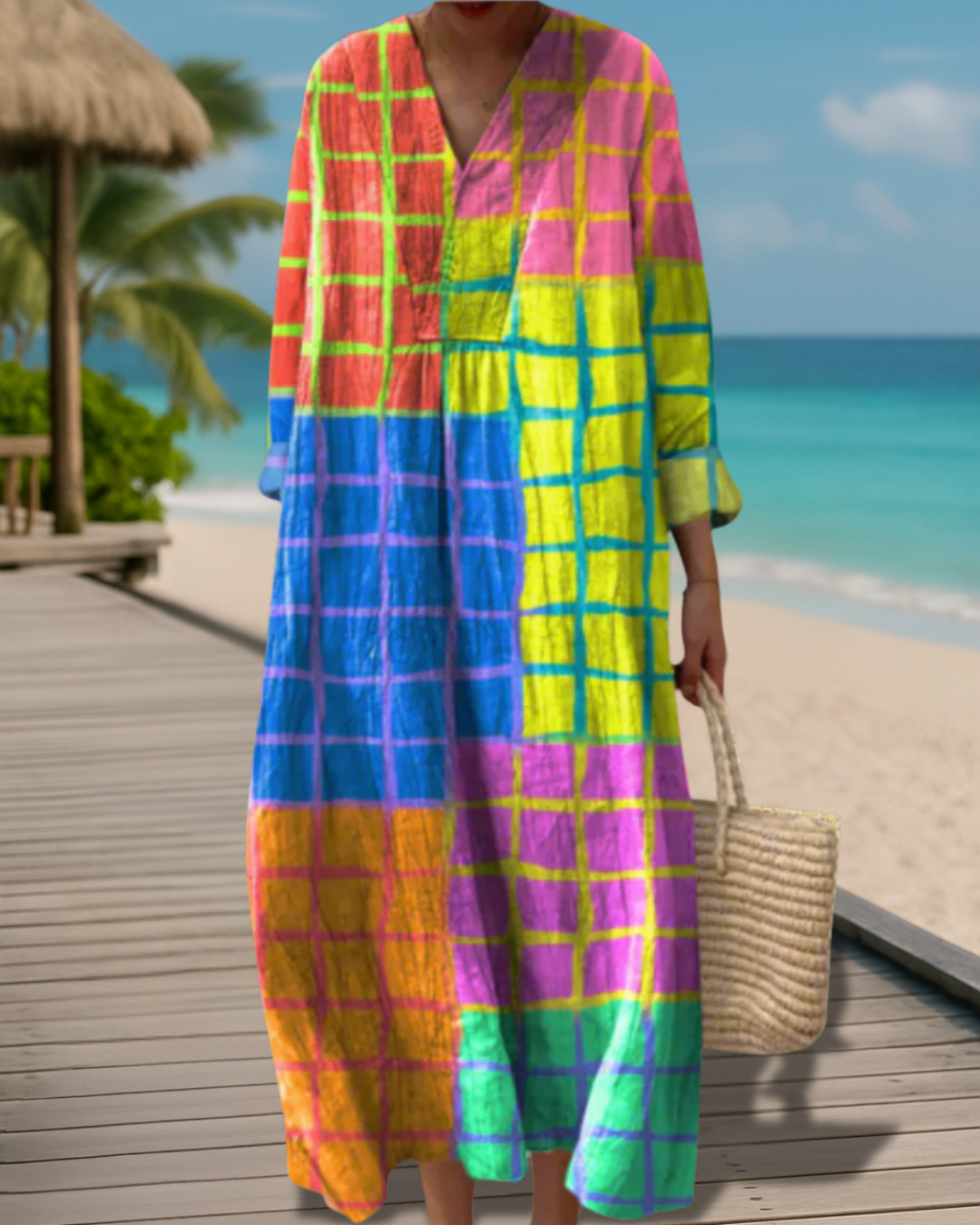 Joyce - Geometrische jurk