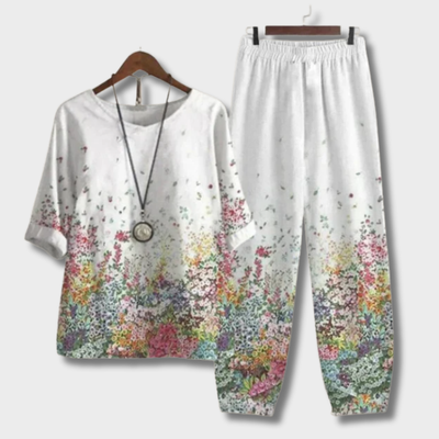 Katell – Comfortabele en chique blouse en broek set