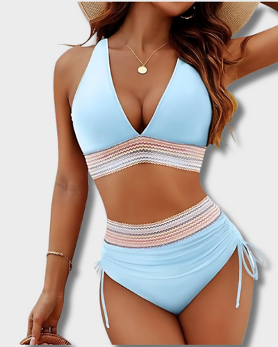 Lidia – Bikini set met buikcontrole en hoge taille