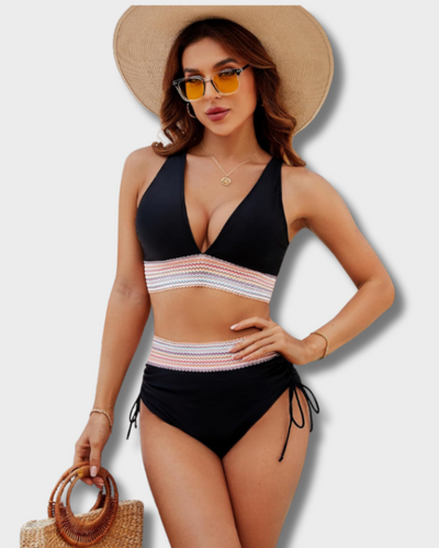 Lidia – Bikini set met buikcontrole en hoge taille