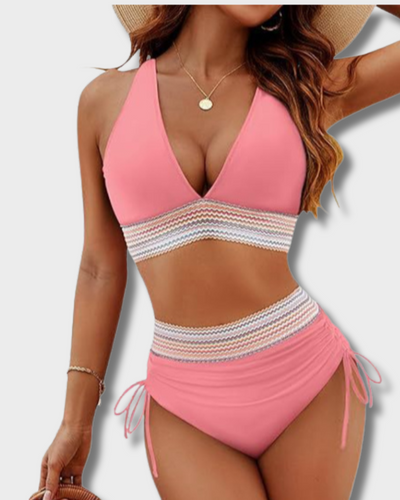Lidia – Bikini set met buikcontrole en hoge taille