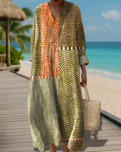 Linda - Geometrische jurk