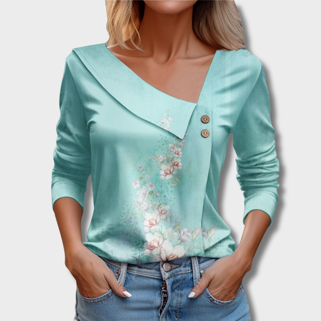 Lola - Dames T-shirt met V-hals