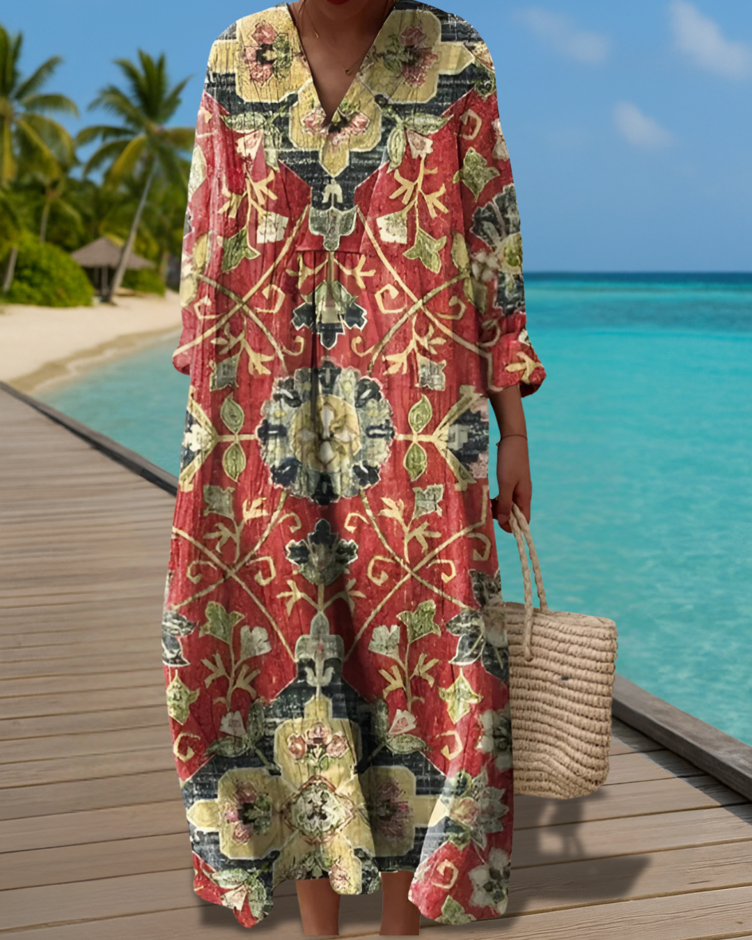 Maaike - Mozaïekachtige jurk